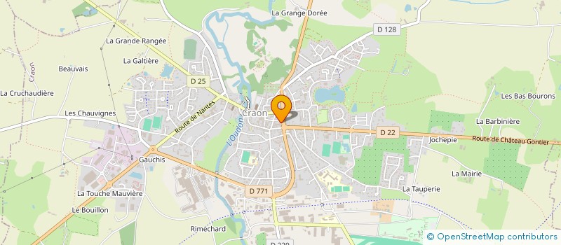 localisation de l'entreprise MADAME MAURICETTE VALAIS  CRAON