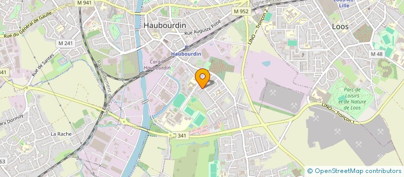 localisation de l'entreprise MADAME MAURICETTE VANSTEENDAM à HAUBOURDIN