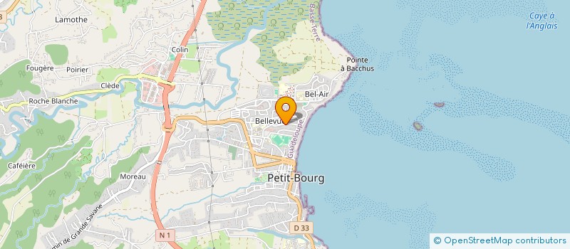 localisation de l'entreprise MADAME MAURICIA MONTOUT  PETIT-BOURG