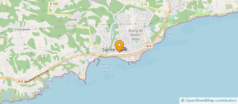localisation de l'entreprise MADAME MAURILLE SEJOR à SAINTE ANNE