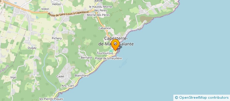 localisation de l'entreprise MADAME MAURILLON TOTO à CAPESTERRE-DE-MARIE-GALANTE
