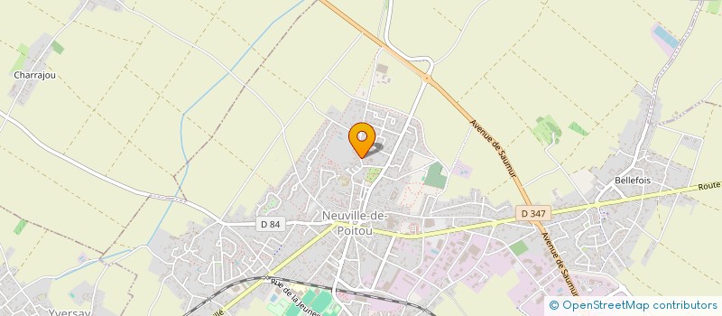 localisation de l'entreprise MADAME MAURINE BERNARD  NEUVILLE-DE-POITOU