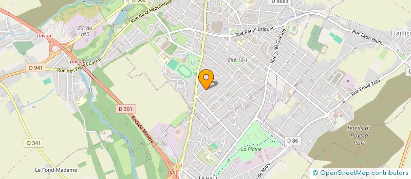 localisation de l'entreprise MADAME MAURINE BLERVAQUE  BRUAY-LA-BUISSIERE