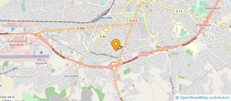 localisation de l'entreprise MADAME MAURINE CARLES  ALBI