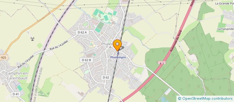 localisation de l'entreprise MADAME MAURINE CARLIER  PHALEMPIN
