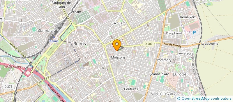 localisation de l'entreprise MADAME MAURINE DELAPORTE  REIMS
