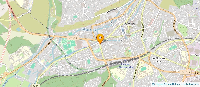 localisation de l'entreprise MADAME MAURINE FOSSEY  EVREUX