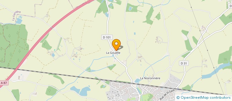 localisation de l'entreprise MADAME MAURINE GAULTIER  LA CHAIZE-LE-VICOMTE