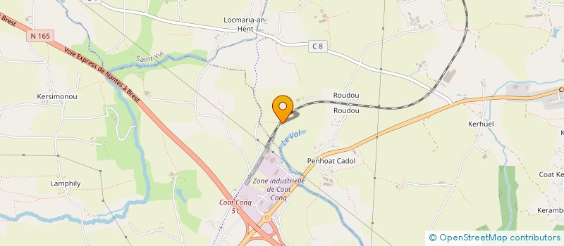 localisation de l'entreprise MADAME MAURINE GOMEZ  SAINT YVI