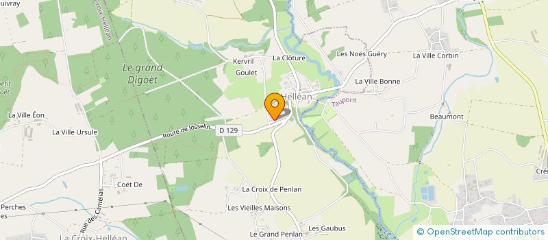 localisation de l'entreprise MADAME MAURINE GUEGUEN  HELLEAN