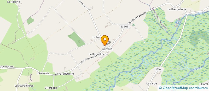 localisation de l'entreprise MADAME MAURINE GUERIEL  TERRE-ET-MARAIS