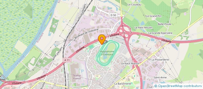 localisation de l'entreprise MADAME MAURINE LANDRAULT  ECOUFLANT