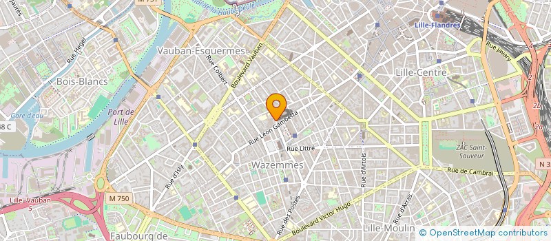 localisation de l'entreprise MADAME MAURINE LEFEBVRE à LILLE