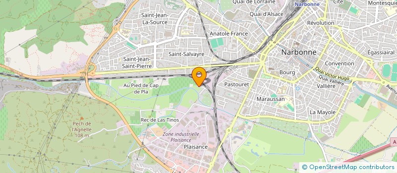 localisation de l'entreprise MADAME MAURINE LEMAITRE CATALAN à NARBONNE