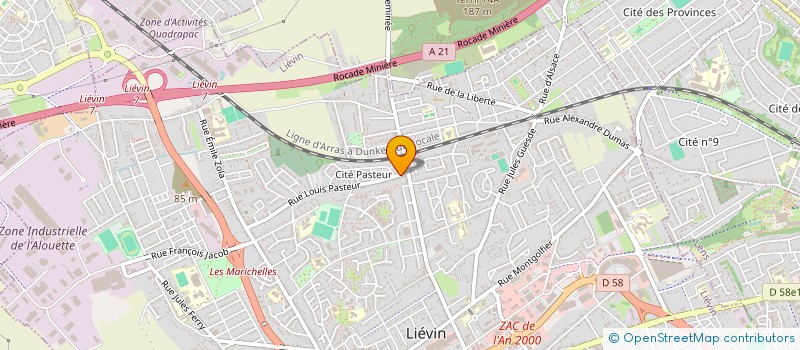 localisation de l'entreprise MADAME MAURINE LEROY  LIEVIN