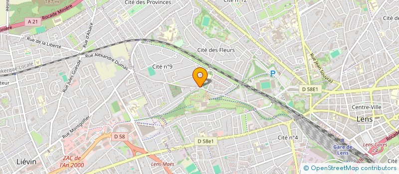 localisation de l'entreprise MADAME MAURINE MAENHOUT  LENS