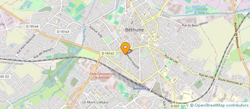 localisation de l'entreprise MADAME MAURINE TRENEL  BETHUNE