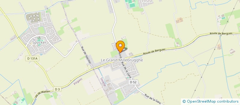 localisation de l'entreprise MADAME MAURINE TYBERGHEIN  ARMBOUTS-CAPPEL