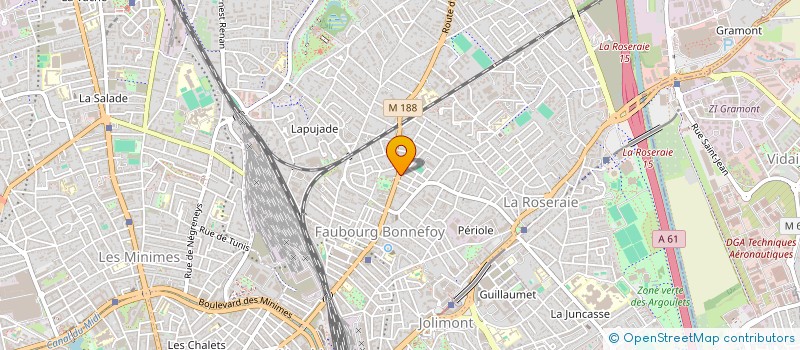 localisation de l'entreprise MADAME MAURINE VICENTE à TOULOUSE