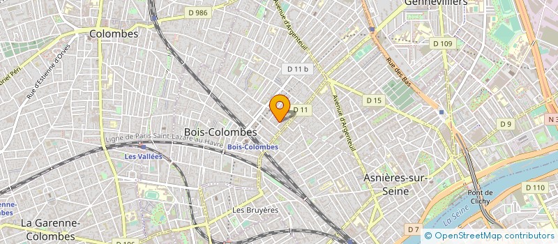 localisation de l'entreprise MADAME MAURINE ZITOUL à BOIS-COLOMBES
