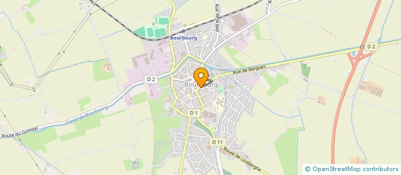 localisation de l'entreprise MADAME MAURYNE DAMMAN à BOURBOURG