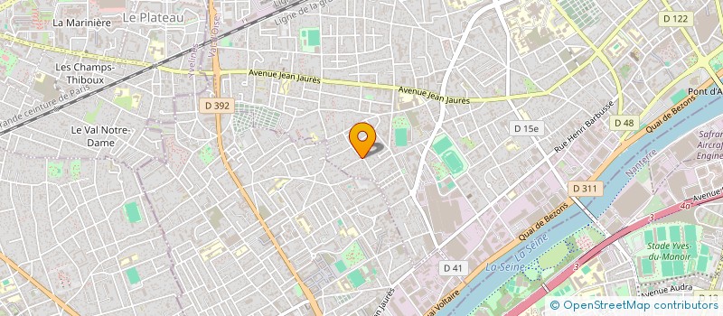 localisation de l'entreprise MADAME MAURYNE KHAMASSI  ARGENTEUIL