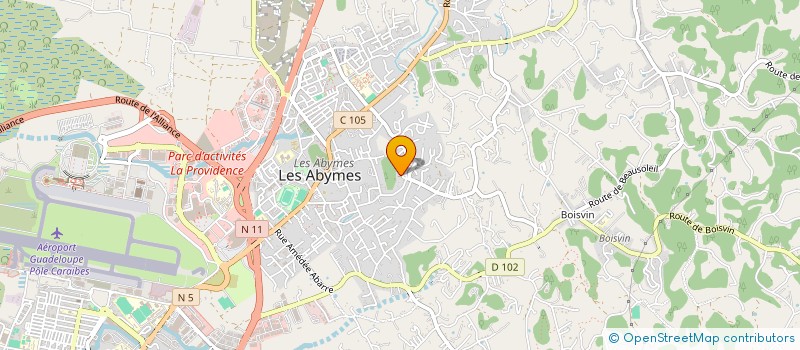localisation de l'entreprise MADAME MAUZETTE DENYS à LES ABYMES