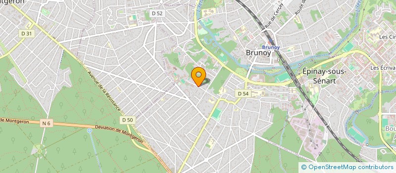 localisation de l'entreprise MADAME MAVIE NDJEMENA  BRUNOY