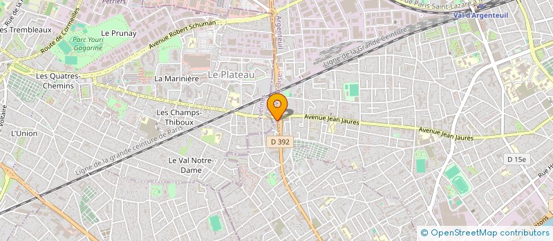 localisation de l'entreprise MADAME MAVO RAKOTONIAINA à ARGENTEUIL