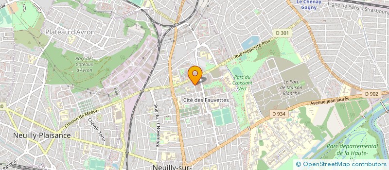localisation de l'entreprise MADAME MAWA SIDIBE  NEUILLY-SUR-MARNE