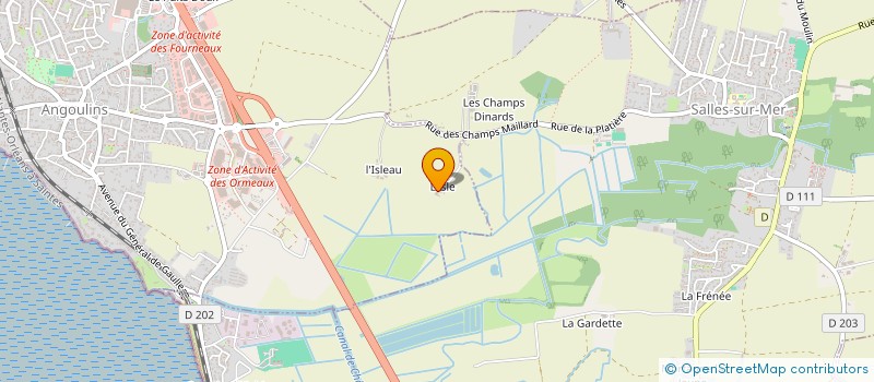 localisation de l'entreprise MADAME MAWENA TAKPA  ANGOULINS