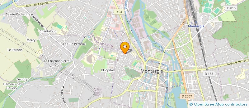 localisation de l'entreprise MADAME MAWHORO YEO à MONTARGIS
