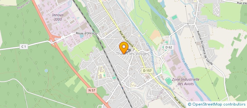 localisation de l'entreprise MADAME MAWUTOWU YAWA SENYO  THAON-LES-VOSGES