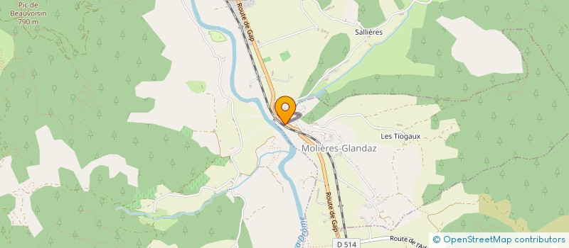 localisation de l'entreprise MADAME MAXANCE MALBETE  SOLAURE EN DIOIS