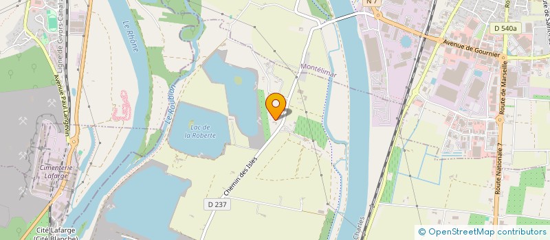 localisation de l'entreprise MADAME MAXELLENDE MERAH  CHATEAUNEUF-DU-RHONE