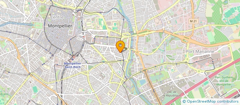 localisation de l'entreprise MADAME MAXENCE LABBE  MONTPELLIER