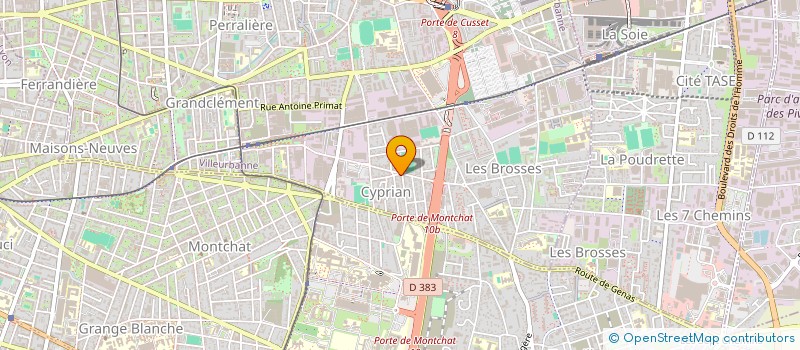 localisation de l'entreprise MADAME MAXENCE VANDERMESSE  VILLEURBANNE