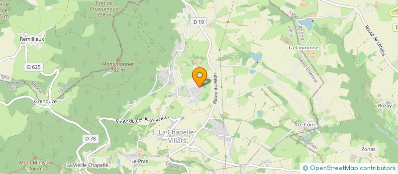 localisation de l'entreprise MADAME MAXIME BENOIST  LA CHAPELLE-VILLARS