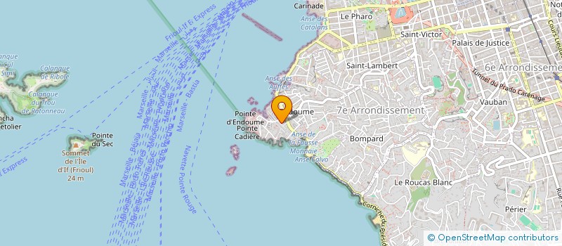 localisation de l'entreprise MADAME MAXIME BRUNET  MARSEILLE