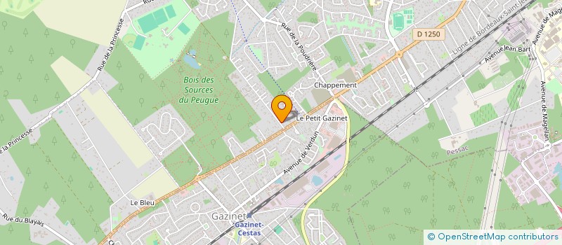 localisation de l'entreprise MADAME MAXIME LAUTURE à PESSAC