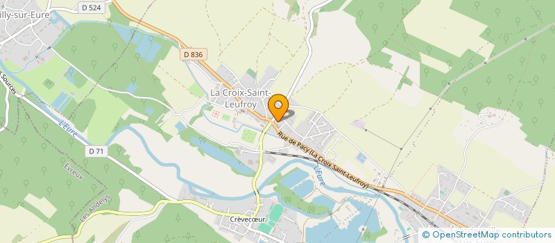 localisation de l'entreprise MADAME MAXIME MARILYN NICOLAS  CLEF VALLEE D'EURE