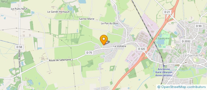 localisation de l'entreprise MADAME MAXIME VRIGNON à LA GARNACHE