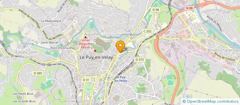 localisation de l'entreprise MADAME MAXIMILIANE RICHY à LE PUY-EN-VELAY
