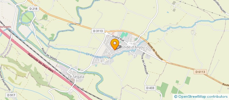 localisation de l'entreprise MADAME MAXINE AGUILA  LABASTIDE-D'ANJOU