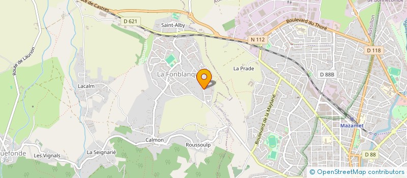 localisation de l'entreprise MADAME MAXINE CABROL  AIGUEFONDE