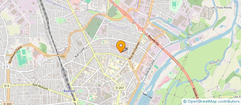 localisation de l'entreprise MADAME MAXINE DEWILDE  ROANNE