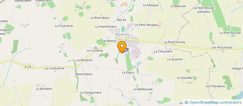 localisation de l'entreprise MADAME MAXINE GRIFFITHS à MANTILLY