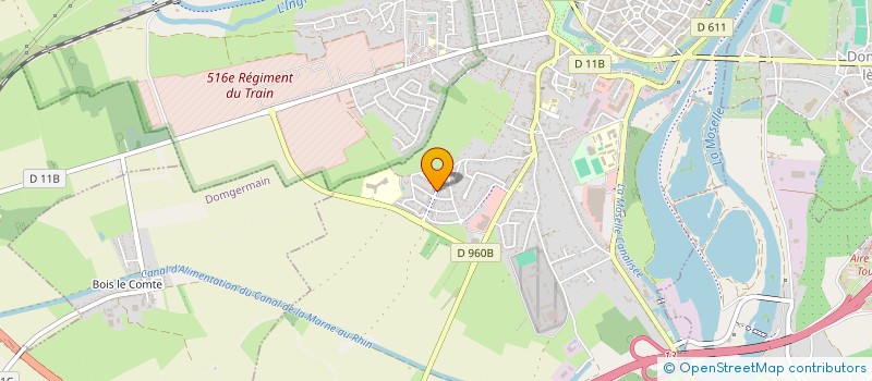 localisation de l'entreprise MADAME MAXINE LERICHE  TOUL