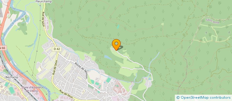 localisation de l'entreprise MADAME MAXINE QUIRIN  SAINT-ETIENNE-LES-REMIREMONT