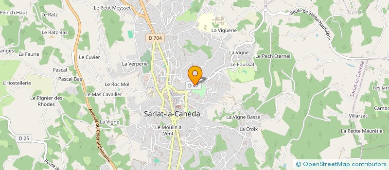 localisation de l'entreprise MADAME MAY BLOUIN  SARLAT-LA-CANEDA